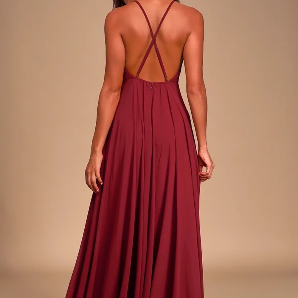 Lulus backless maxi